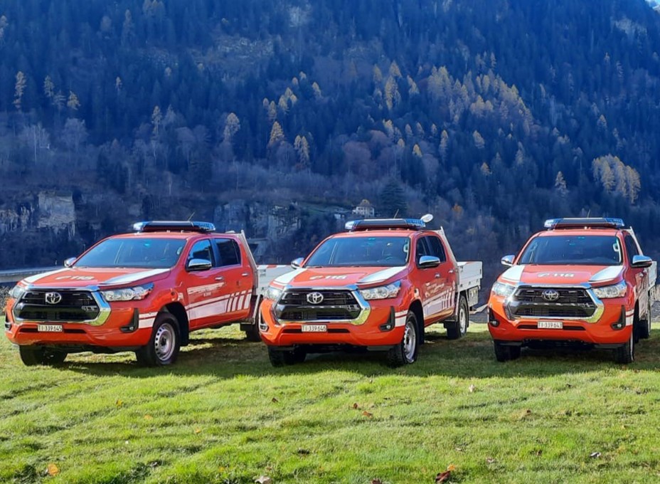 Ablieferung Tessin Hilux